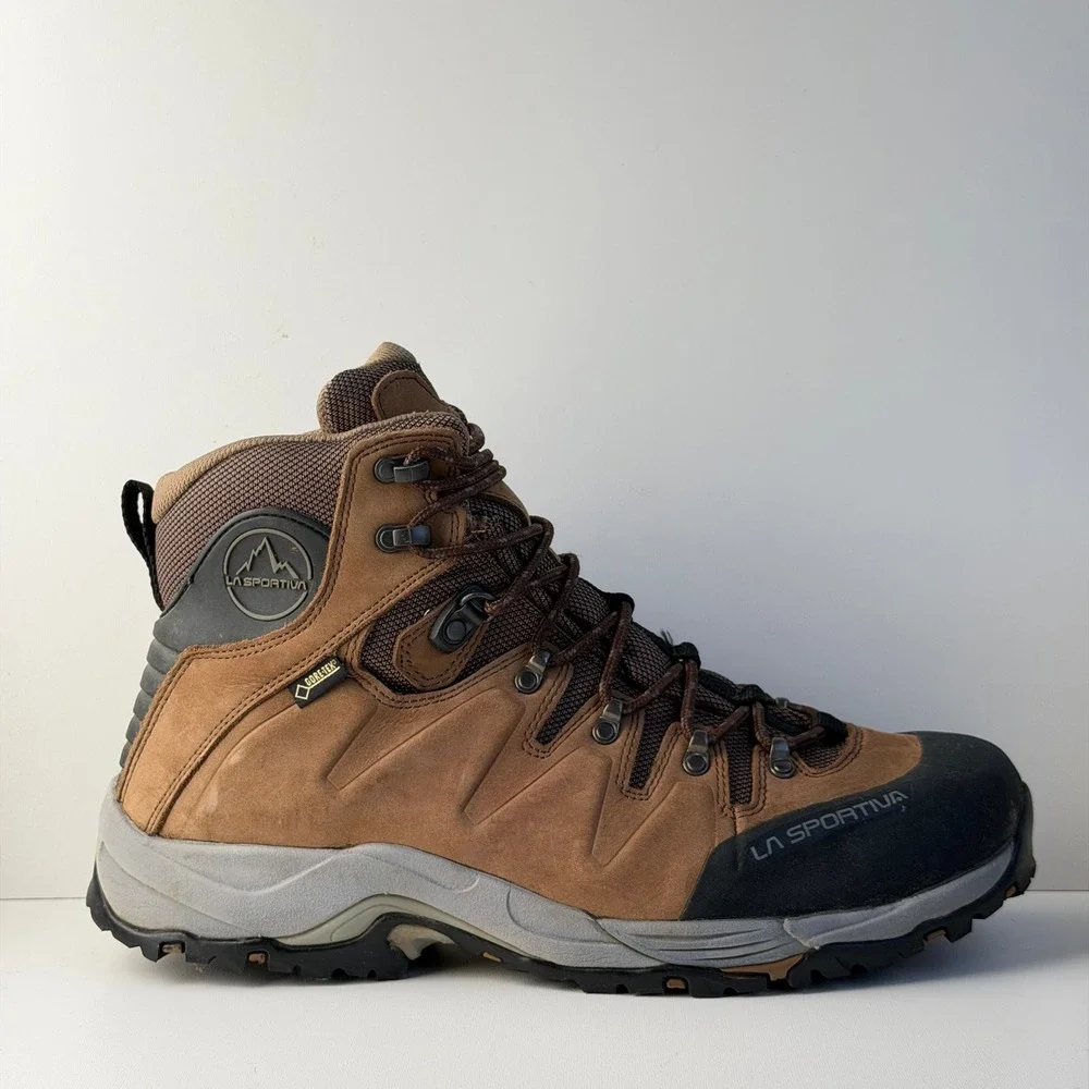 La Sportiva Thunder III GTX Hiking Boots Men 11.5 Brown Gore-Tex Leather Outdoor